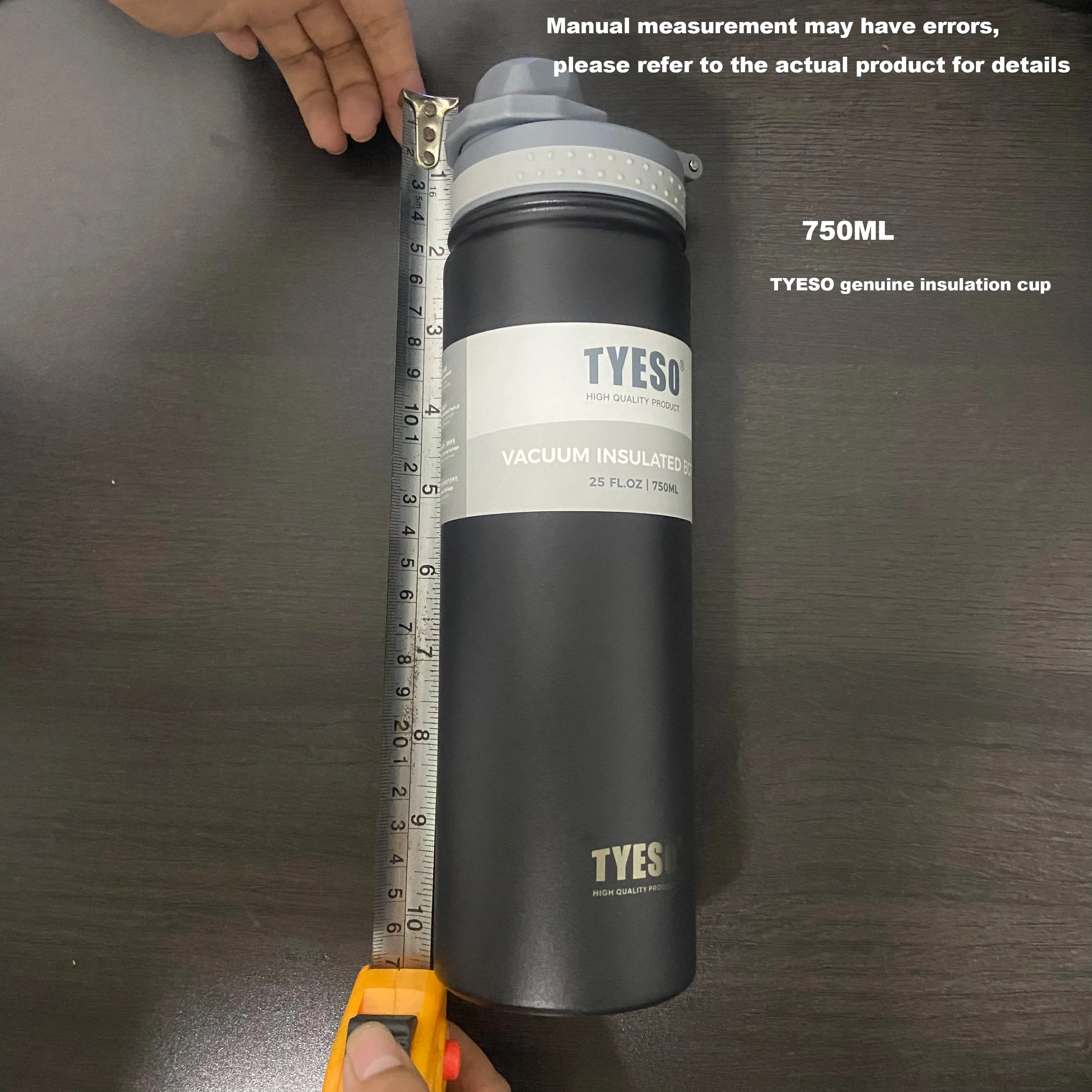 750ML Stainless Steel Thermos Bottle - Vacuum Insulated Travel Cup