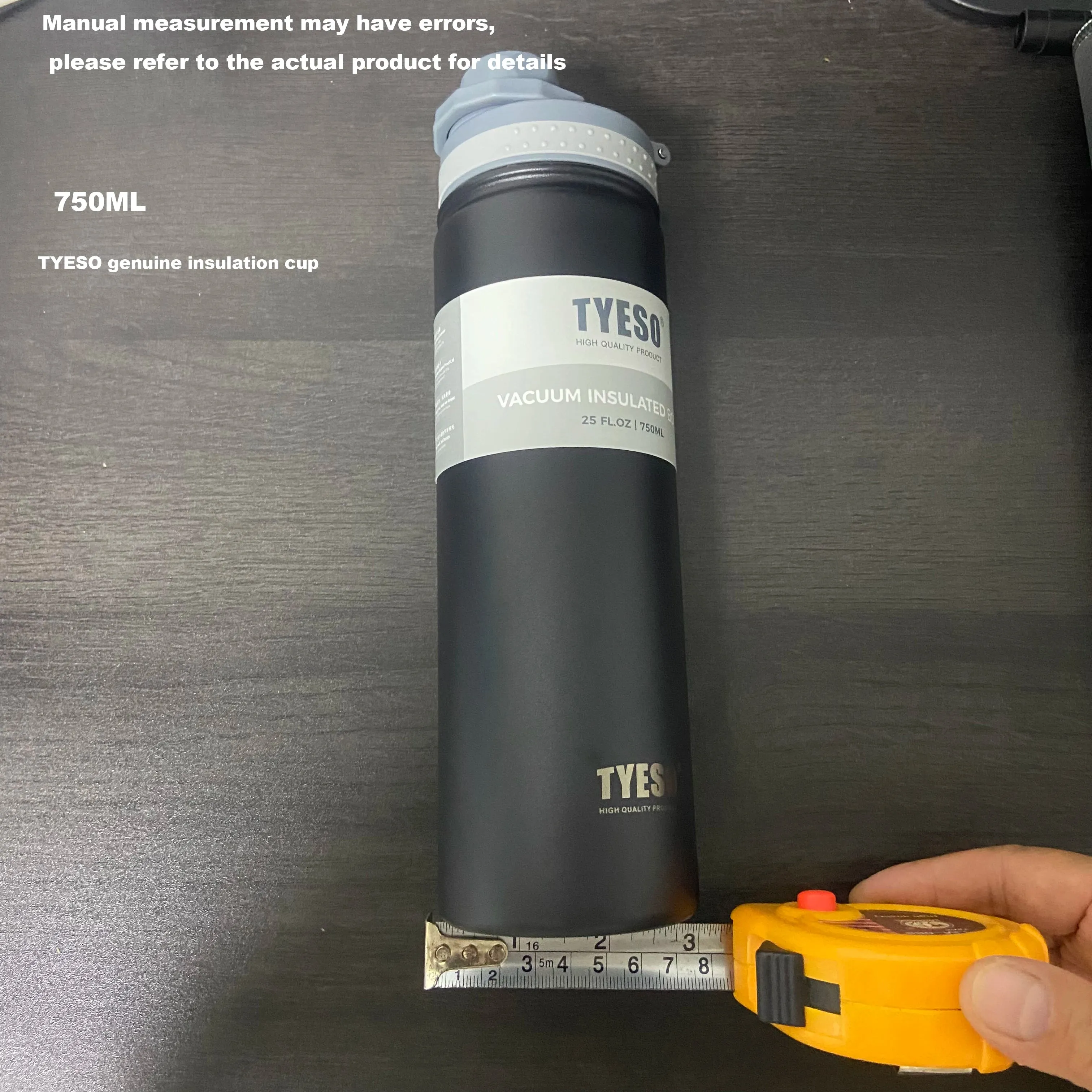 750ML Stainless Steel Thermos Bottle - Vacuum Insulated Travel Cup