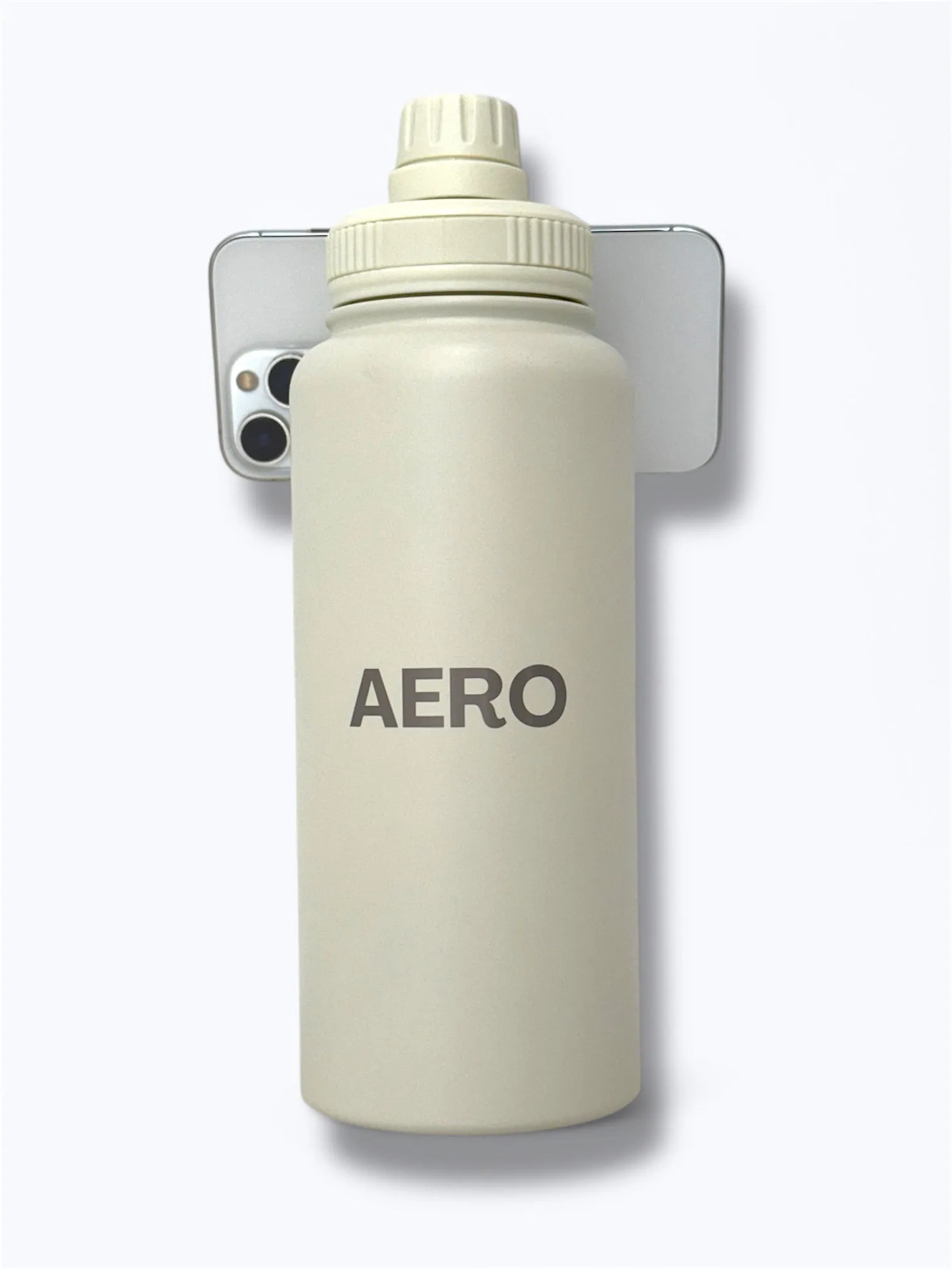 AERO- Cream 1L Magnetic Water Bottle