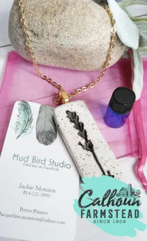 Aromatherapy Necklace Set - Lavender Essential Oil