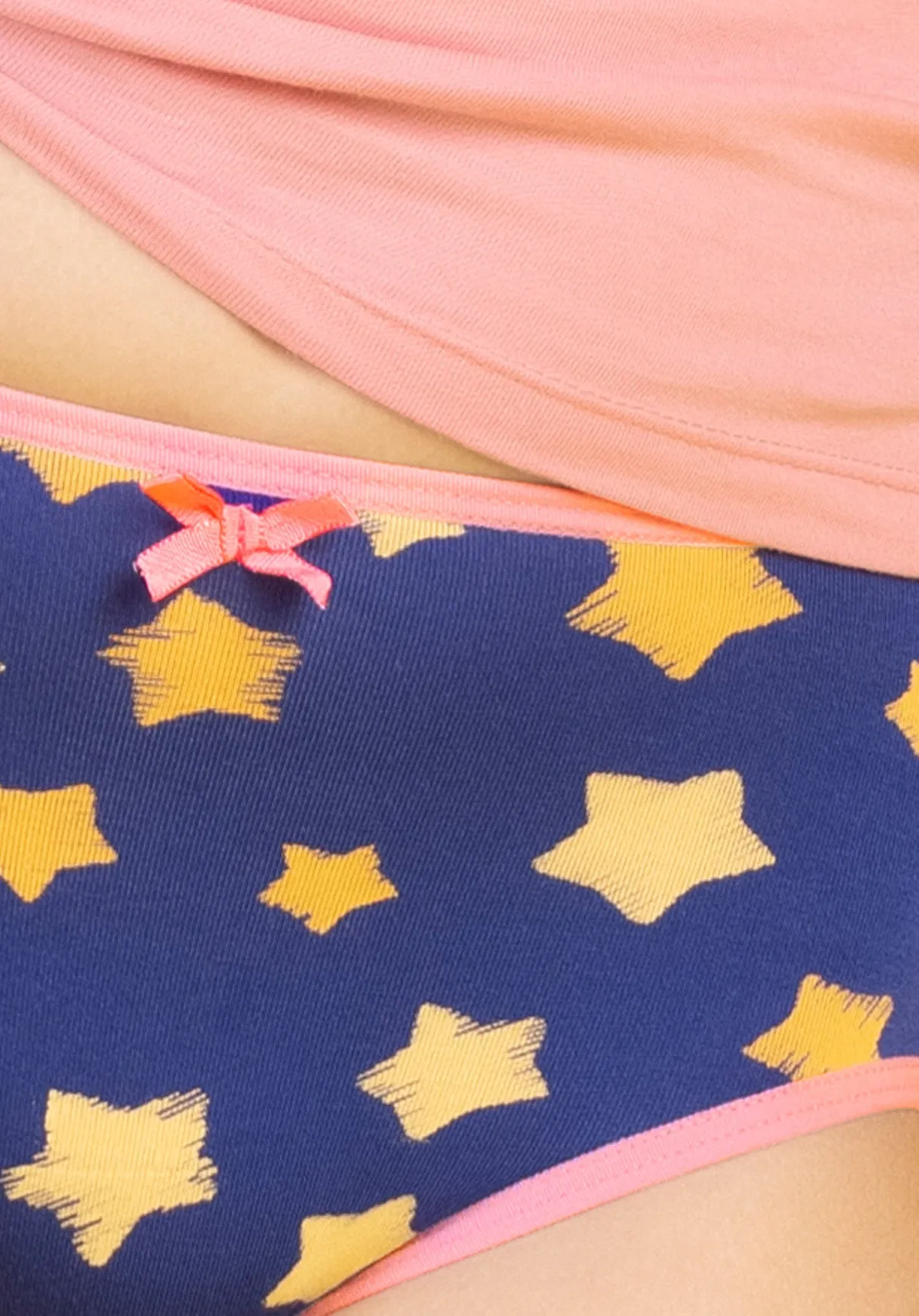 Astro Girls Hipsters Yellow Tencel Modal