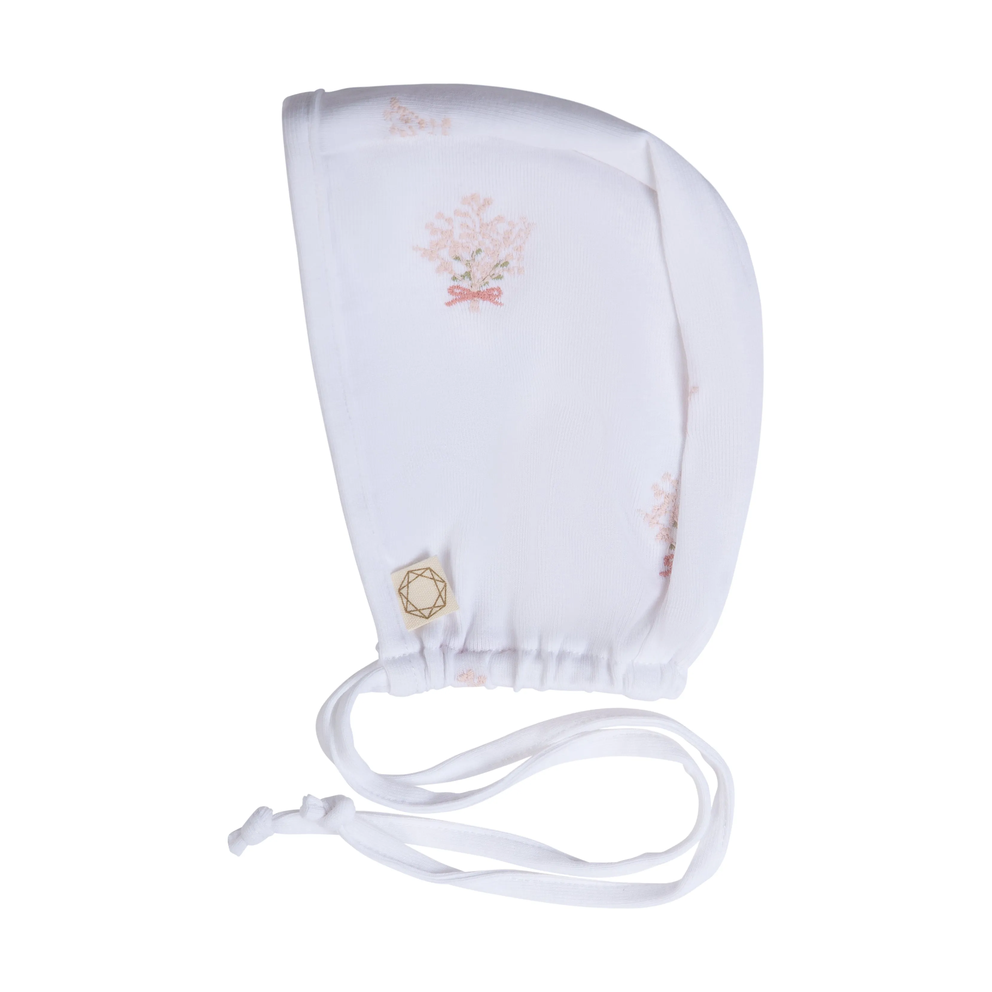 Baby's Breath Misty Rose Footie   Bonnet by Citrine