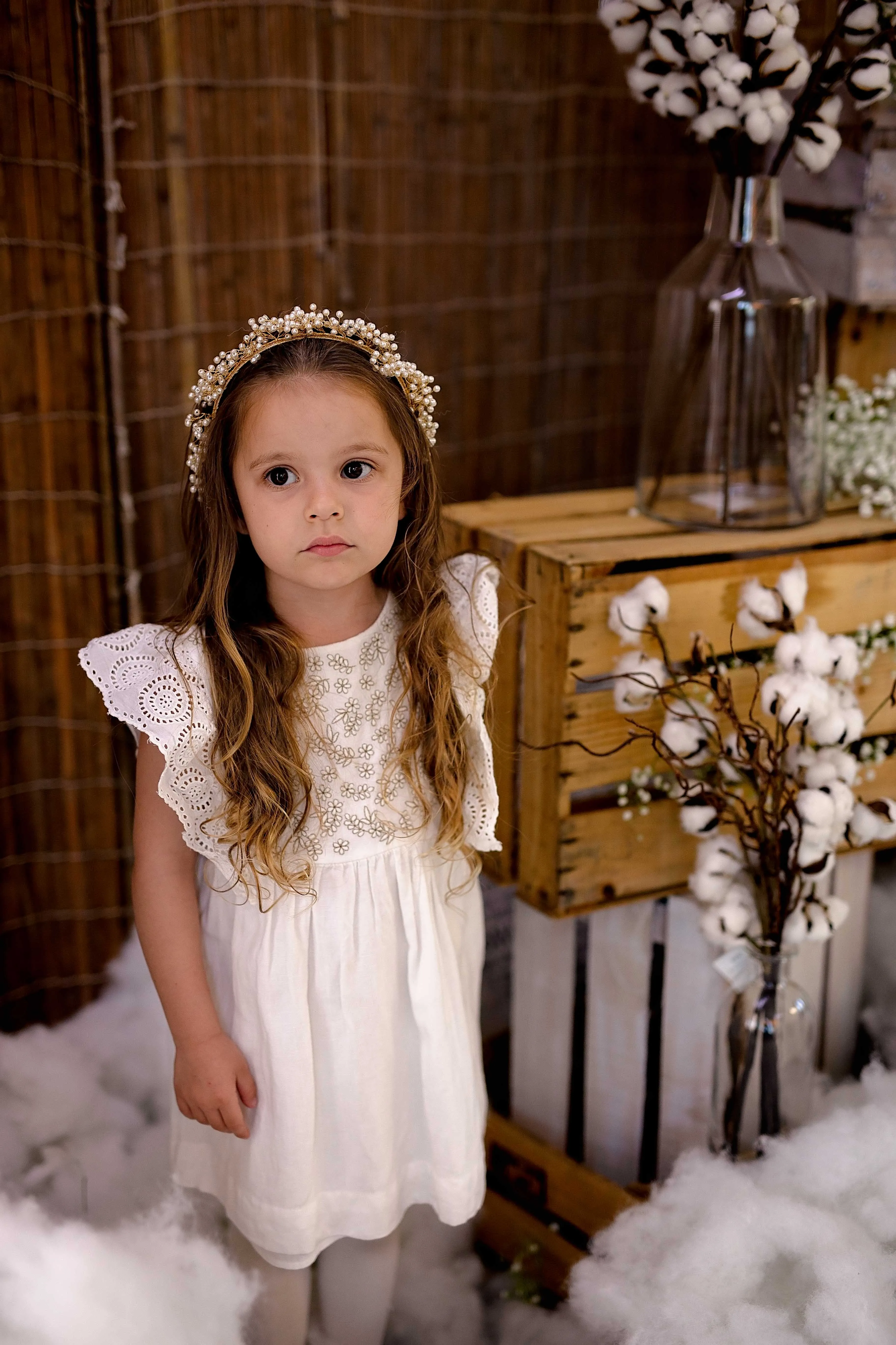 Baby's Breath Royal Headband - Pearl