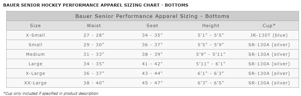 Bauer Mesh Jock  Shorts - Senior