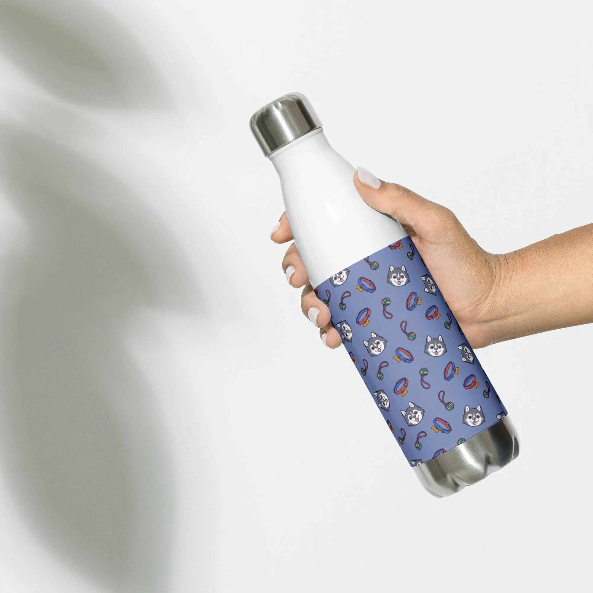 Blue Kids Dog Water Bottle