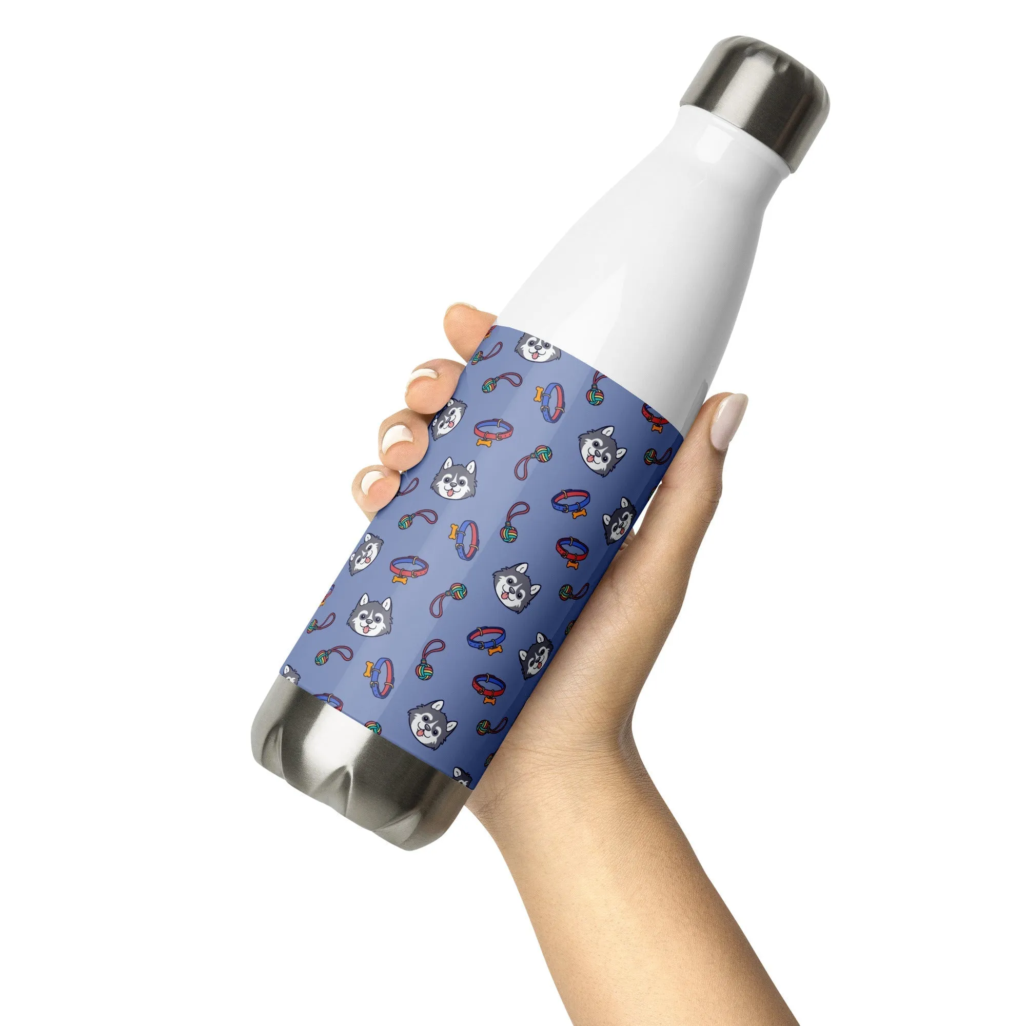 Blue Kids Dog Water Bottle