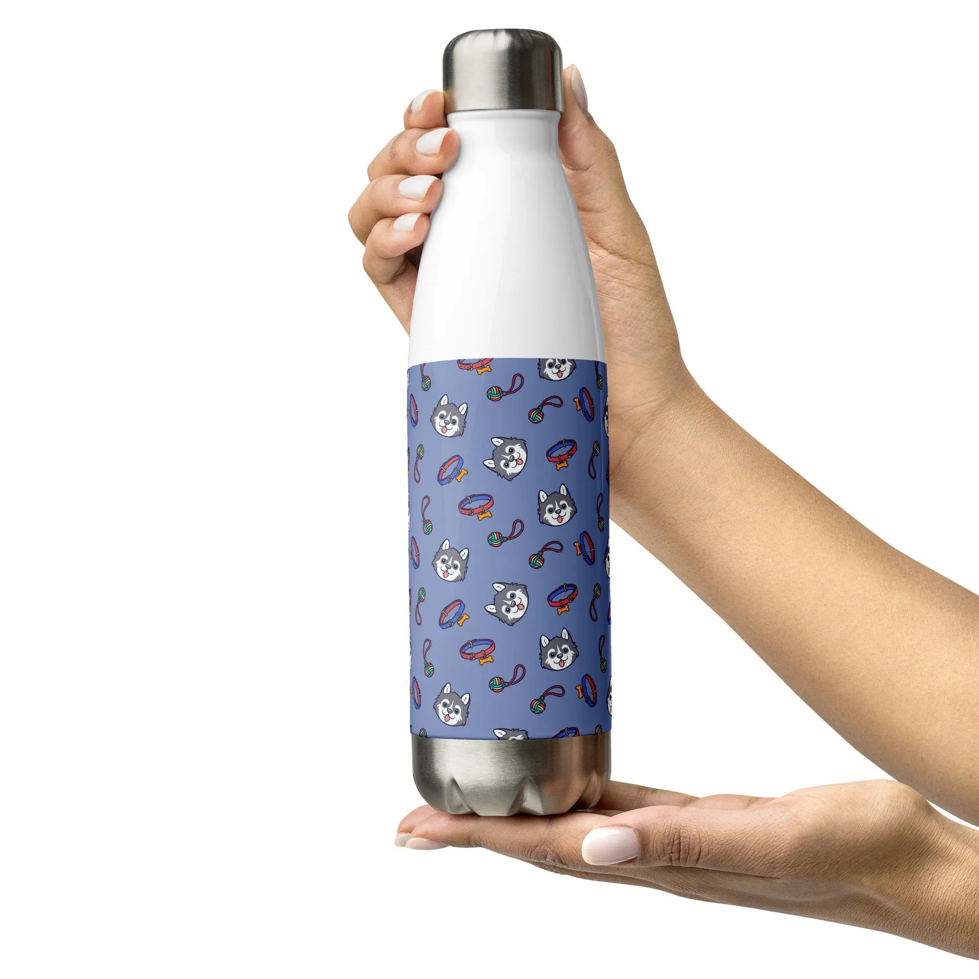 Blue Kids Dog Water Bottle