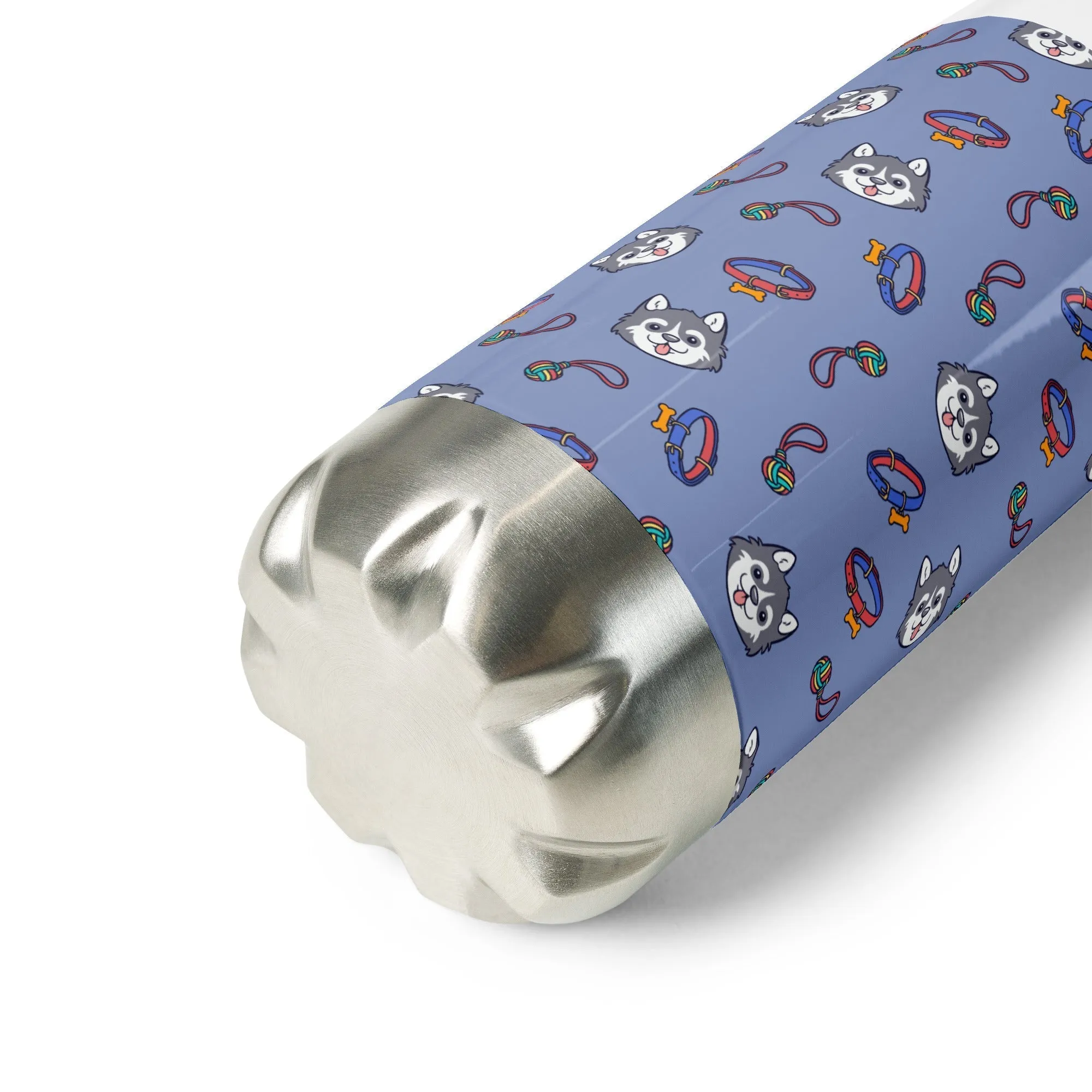 Blue Kids Dog Water Bottle