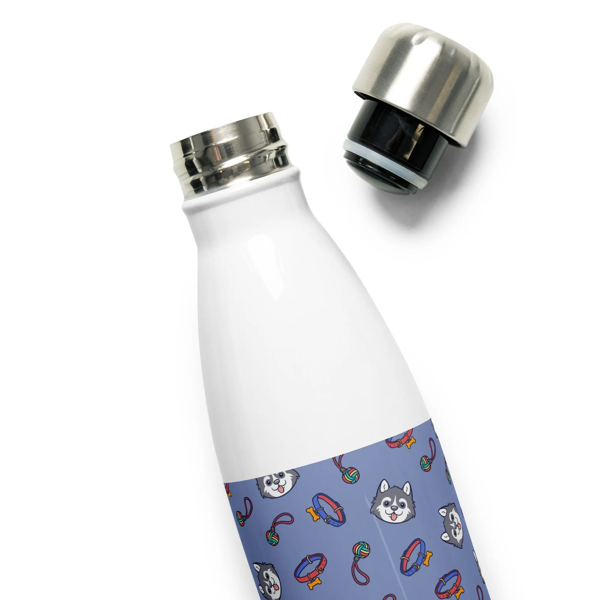 Blue Kids Dog Water Bottle