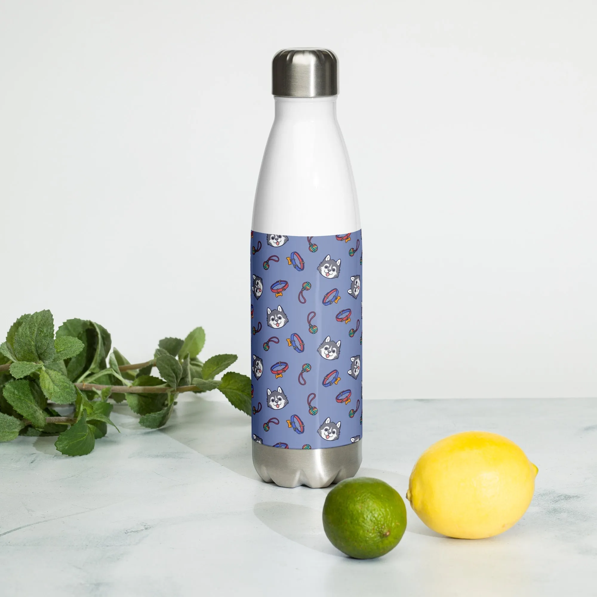 Blue Kids Dog Water Bottle