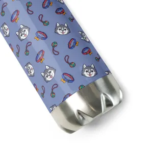 Blue Kids Dog Water Bottle