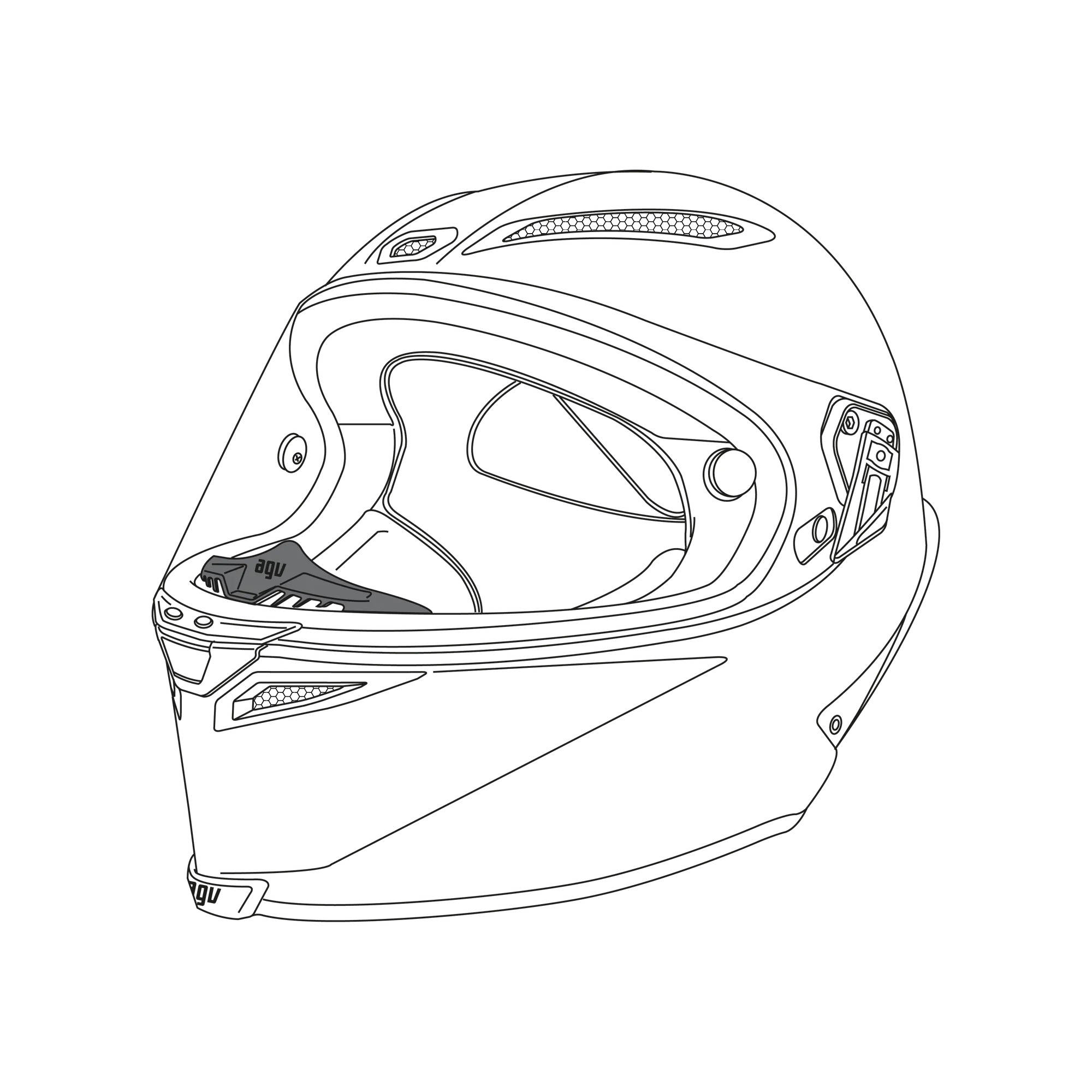 Breath deflector PISTA/CORSA