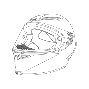 Breath deflector PISTA/CORSA