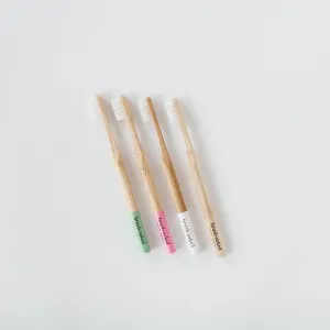 BRUSH NAKED - ADULT NYLON TOOTHBRUSHES - 4 PACK