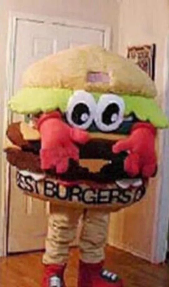 Burgers on the planet Hamburger Sandwich Mascot Costumes