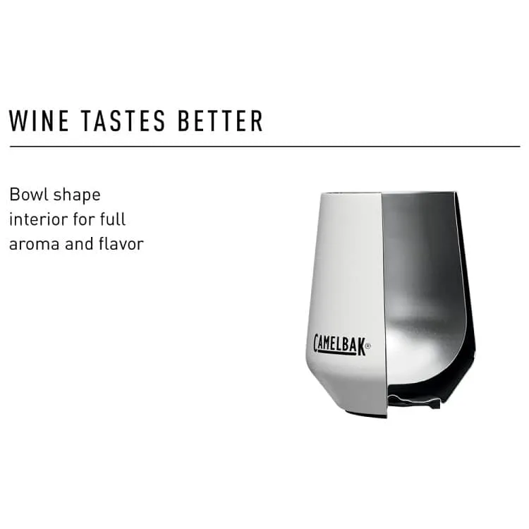 Camelbak Horizon 12 oz Wine Tumbler, Insulated Stainless Steel - White