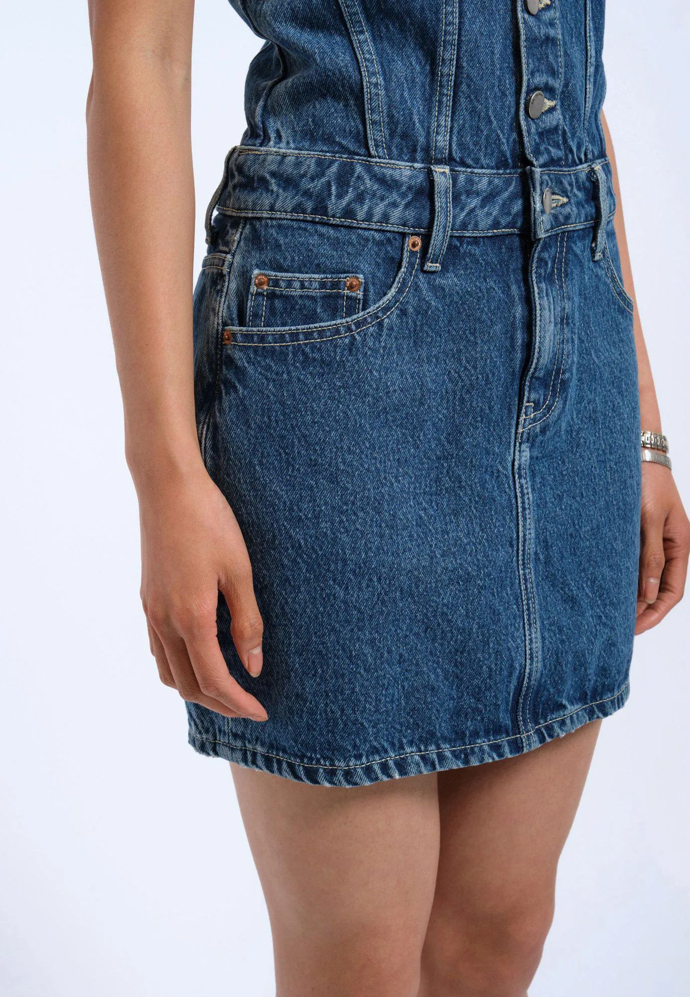 Carlisle Dress - Stream Mid Retro