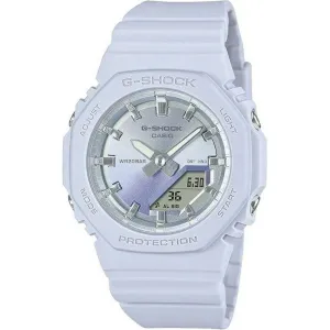CASIO G-SHOCK ANALOG DIGITAL BLUE & SILVER LADIES WATCH GMA-P2100SG-2AJF