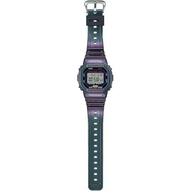 CASIO G-SHOCK BLUETOOTH DAY-DATE DIGITAL DIAL PURPLE & GREEN MEN WATCH DW-B5600AH-6JF