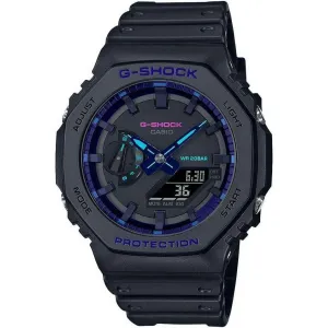 CASIO G-SHOCK DAY-DATE BLACK ANALOG DIGITAL MEN WATCH GA-2100VB-1AJF