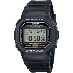 CASIO G-SHOCK DAY-DATE BLACK RESIN STRAP DIGITAL DIAL MEN WATCH DW-5600UE-1JF