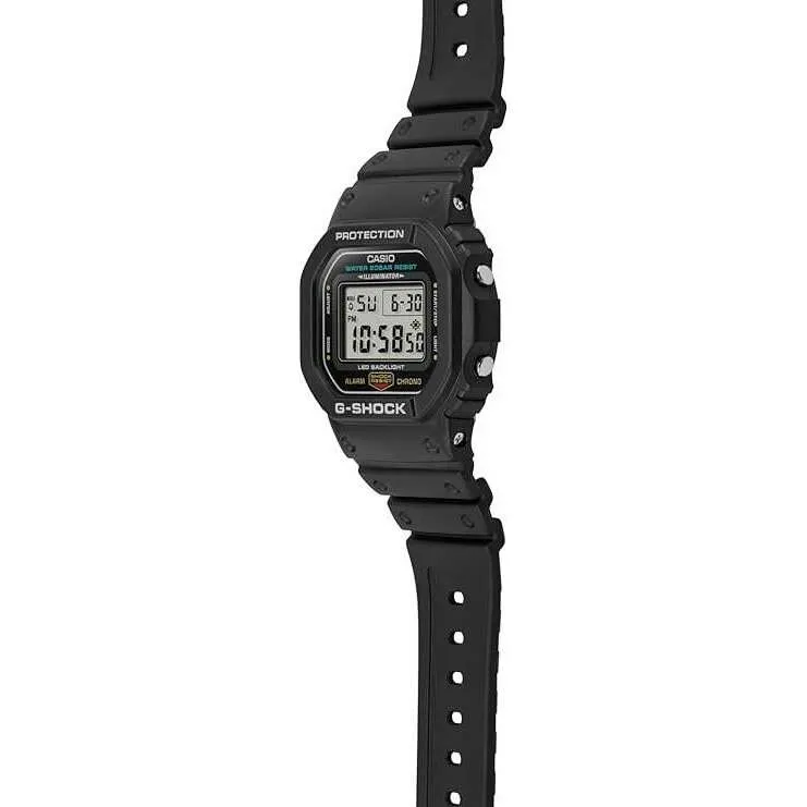 CASIO G-SHOCK DAY-DATE BLACK RESIN STRAP DIGITAL DIAL MEN WATCH DW-5600UE-1JF
