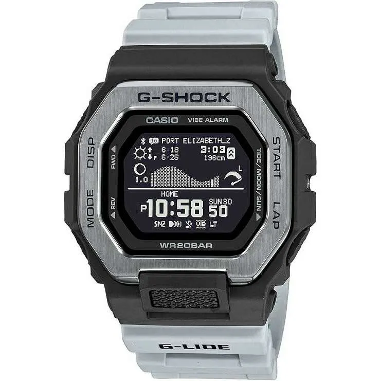 CASIO G-SHOCK G-LIDE BLUETOOTH DIGITAL DIAL BLACK & GREY MEN WATCH GBX-100TT-8JF