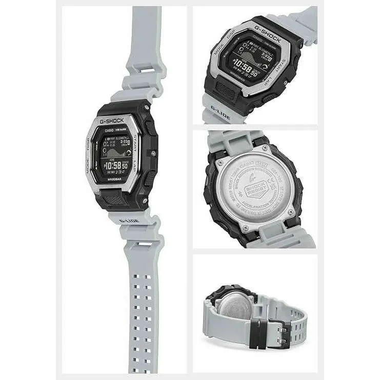 CASIO G-SHOCK G-LIDE BLUETOOTH DIGITAL DIAL BLACK & GREY MEN WATCH GBX-100TT-8JF