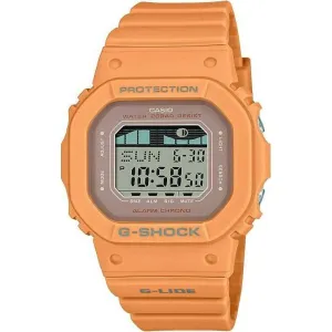 CASIO G-SHOCK G-LIDE MID-SIZE MODEL ORANGE RESIN STRAP DIGITAL UNISEX WATCH GLX-S5600-4JF
