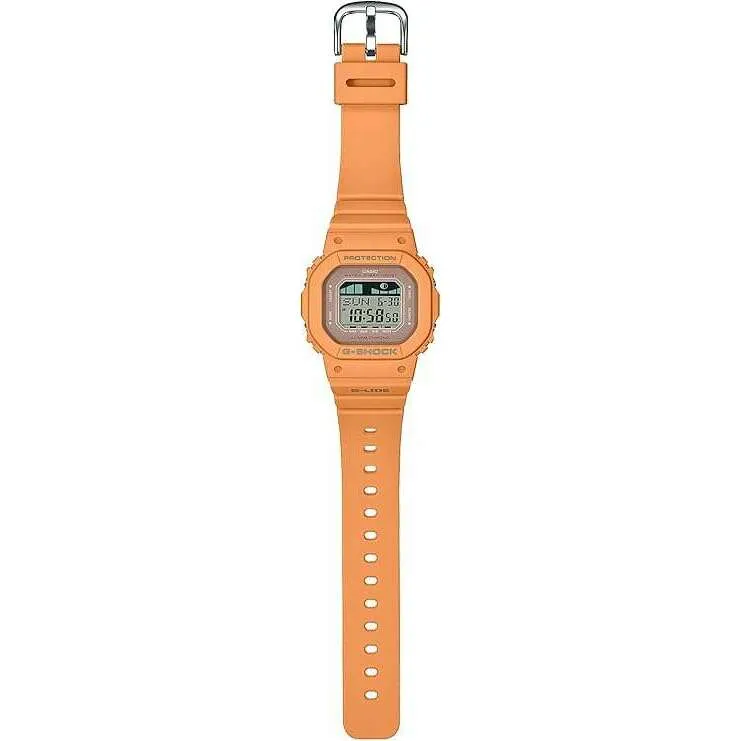 CASIO G-SHOCK G-LIDE MID-SIZE MODEL ORANGE RESIN STRAP DIGITAL UNISEX WATCH GLX-S5600-4JF