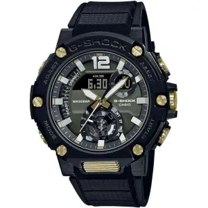 CASIO G-SHOCK G-STEEL SOLAR SMARTPHONE-LINKED BLACK & GOLD MEN WATCH GST-B300B-1AJF