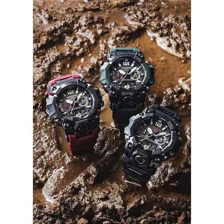 CASIO G-SHOCK MASTER OF G MUDMASTER SERIES ANALOG DIGITAL BLACK MEN WATCH GWG-B1000-1AJF