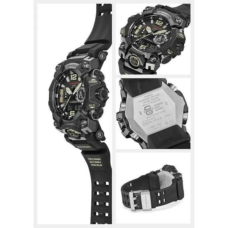 CASIO G-SHOCK MASTER OF G MUDMASTER SERIES ANALOG DIGITAL BLACK MEN WATCH GWG-B1000-1AJF