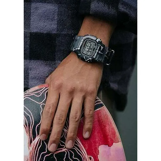 CASIO G-SHOCK STREET SPIRIT SERIES DIGITAL DIAL BLACK SKELETON MEN WATCH DW-5000SS-1JR