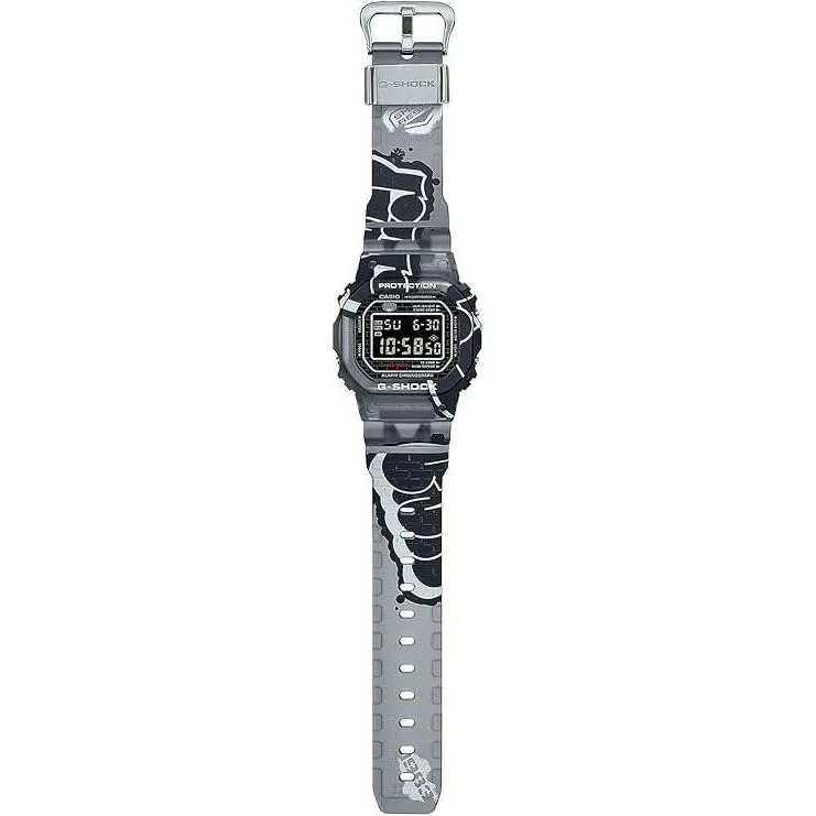 CASIO G-SHOCK STREET SPIRIT SERIES DIGITAL DIAL BLACK SKELETON MEN WATCH DW-5000SS-1JR