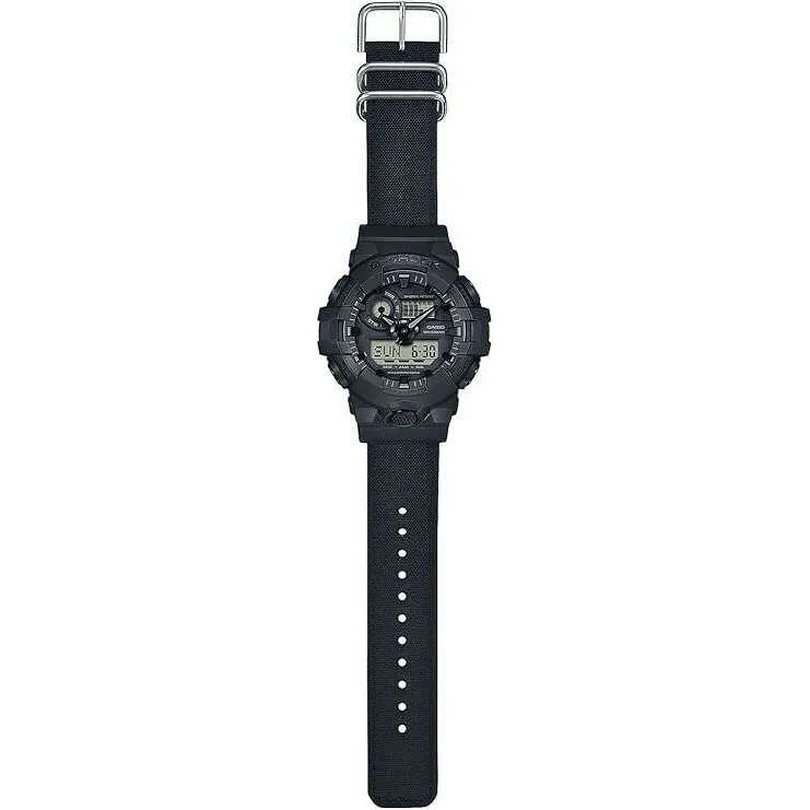 CASIO G-SHOCK UTILITY BLACK SERIES CORDURA ECO FABRIC STRAP MEN WATCH GA-700BCE-1AJF