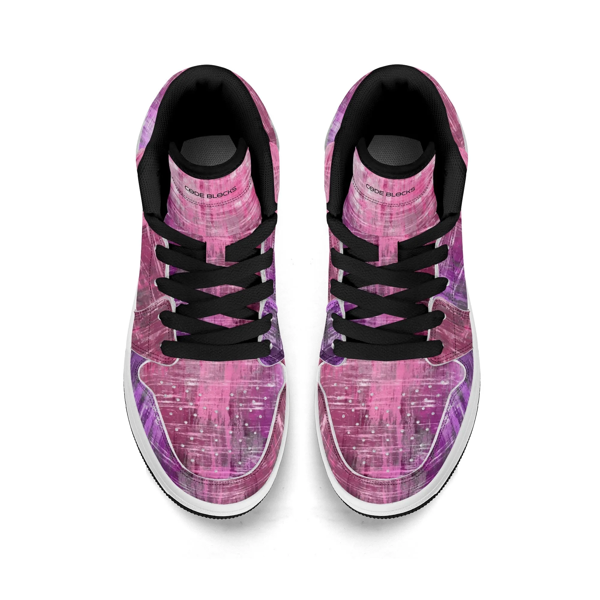 Children Premium High Top Leather Sneakers