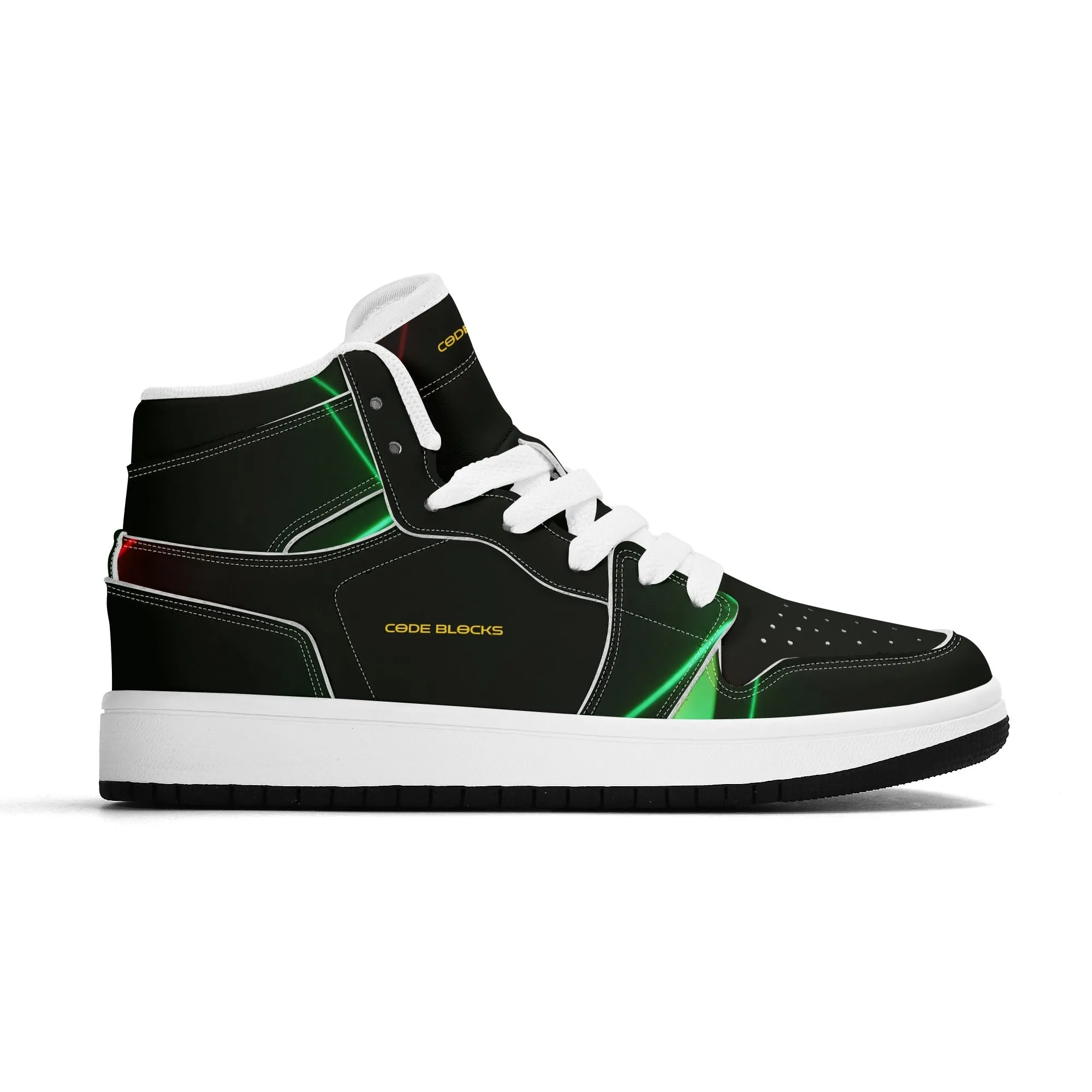 Children Premium High Top Leather Sneakers