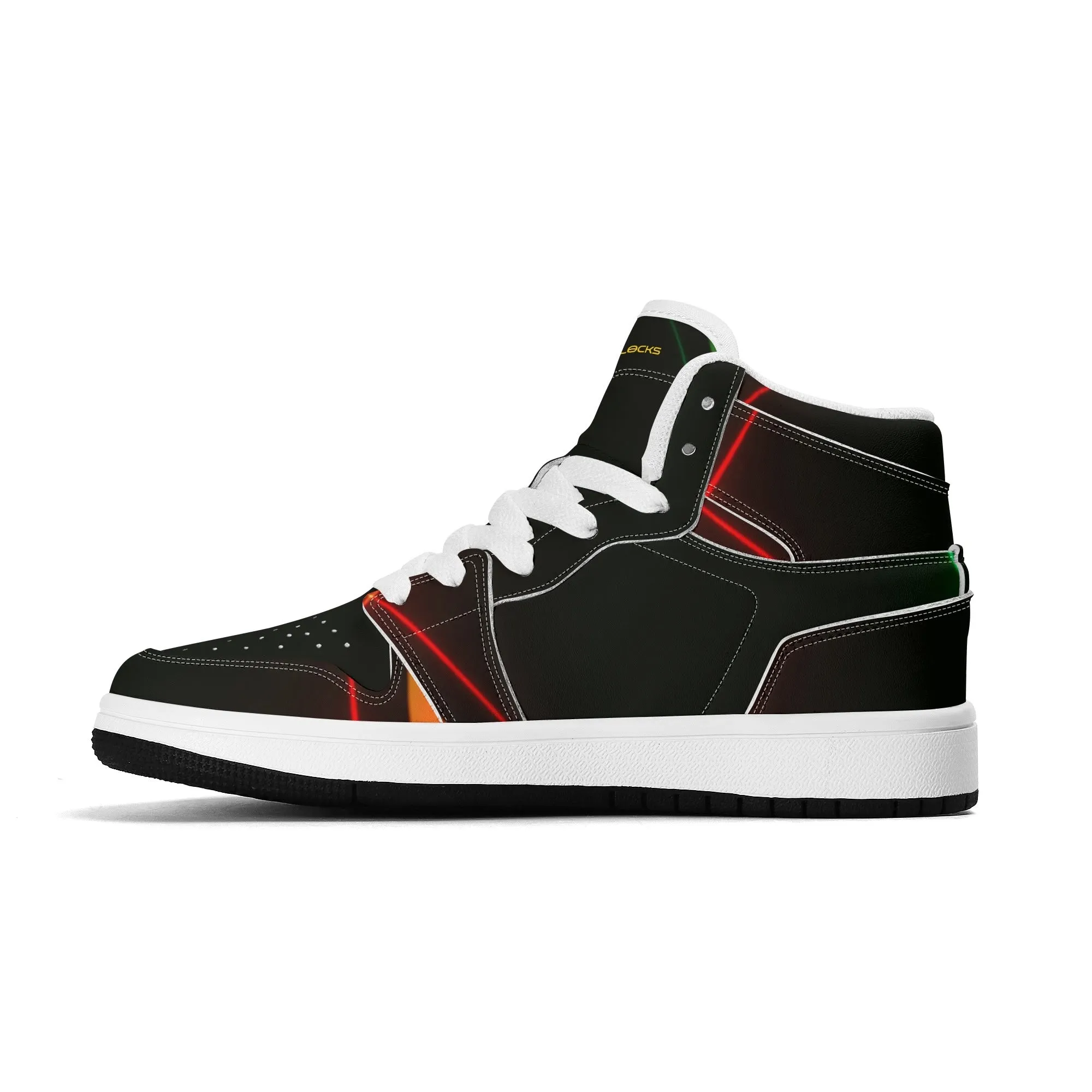Children Premium High Top Leather Sneakers