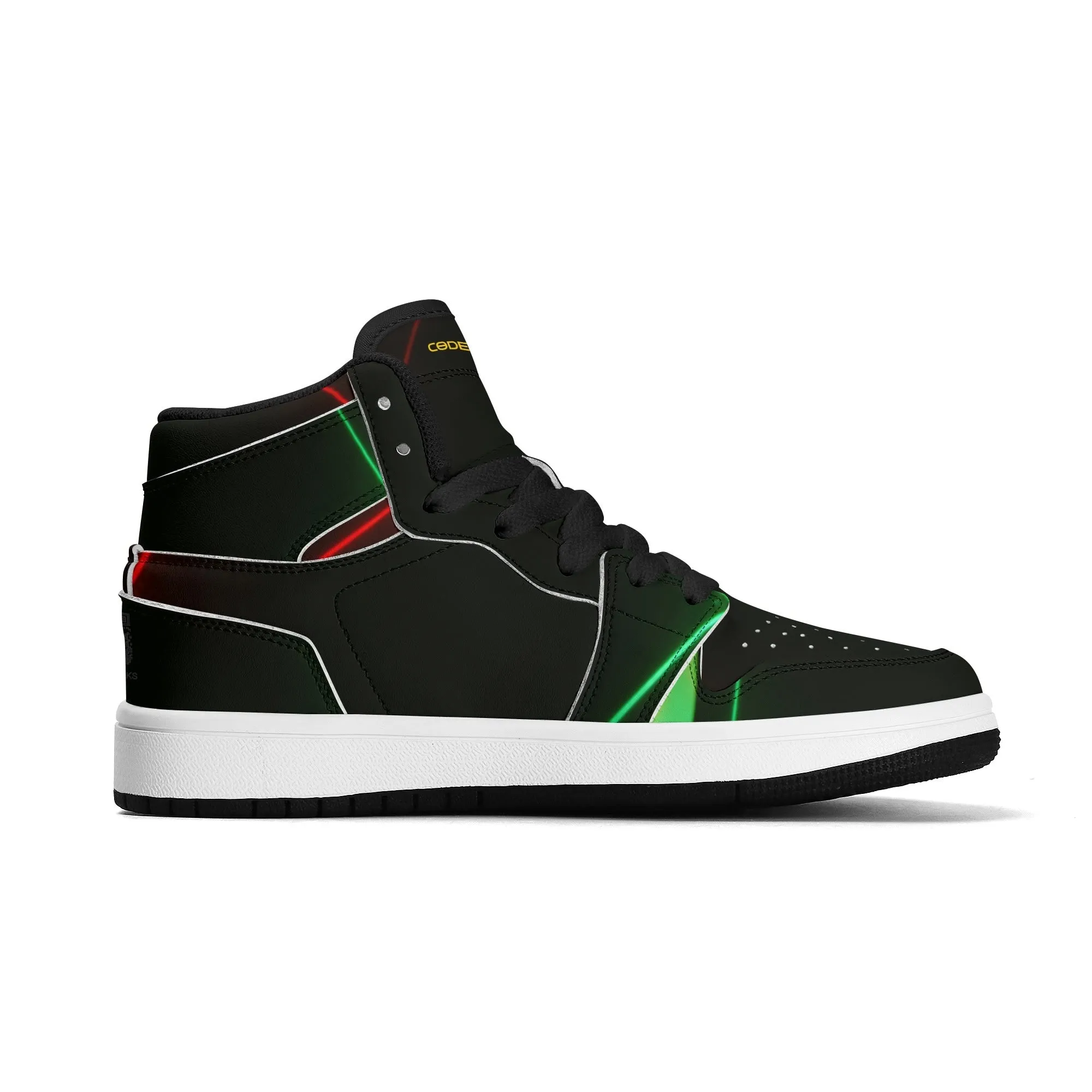 Children Premium High Top Leather Sneakers