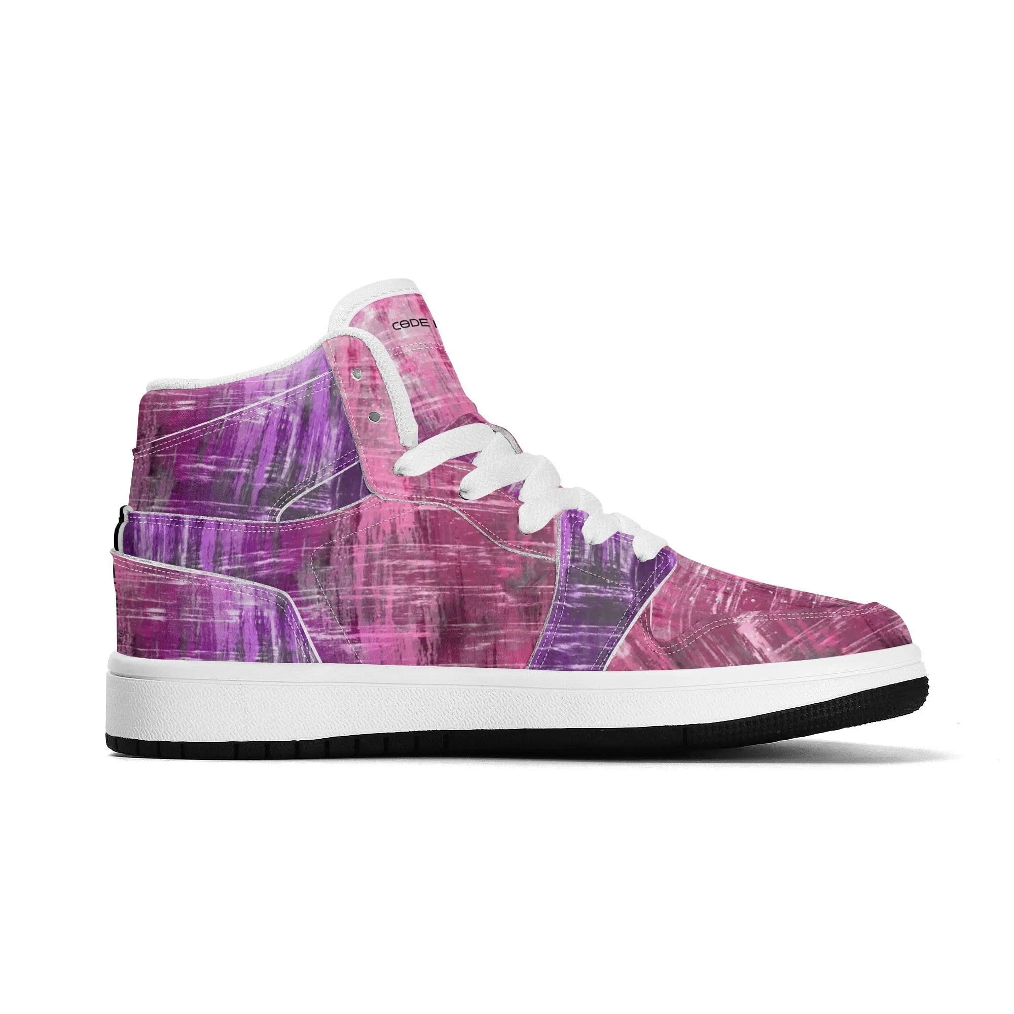 Children Premium High Top Leather Sneakers
