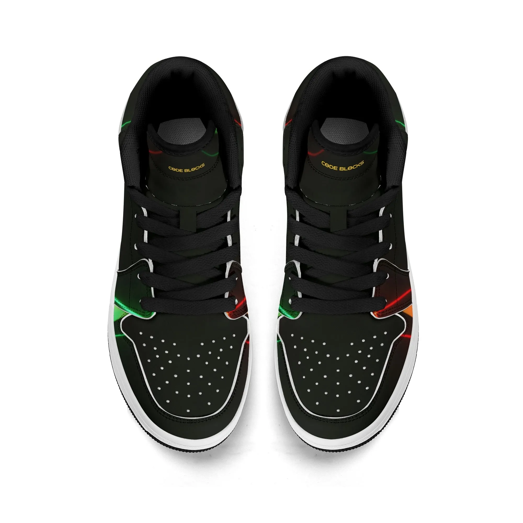 Children Premium High Top Leather Sneakers