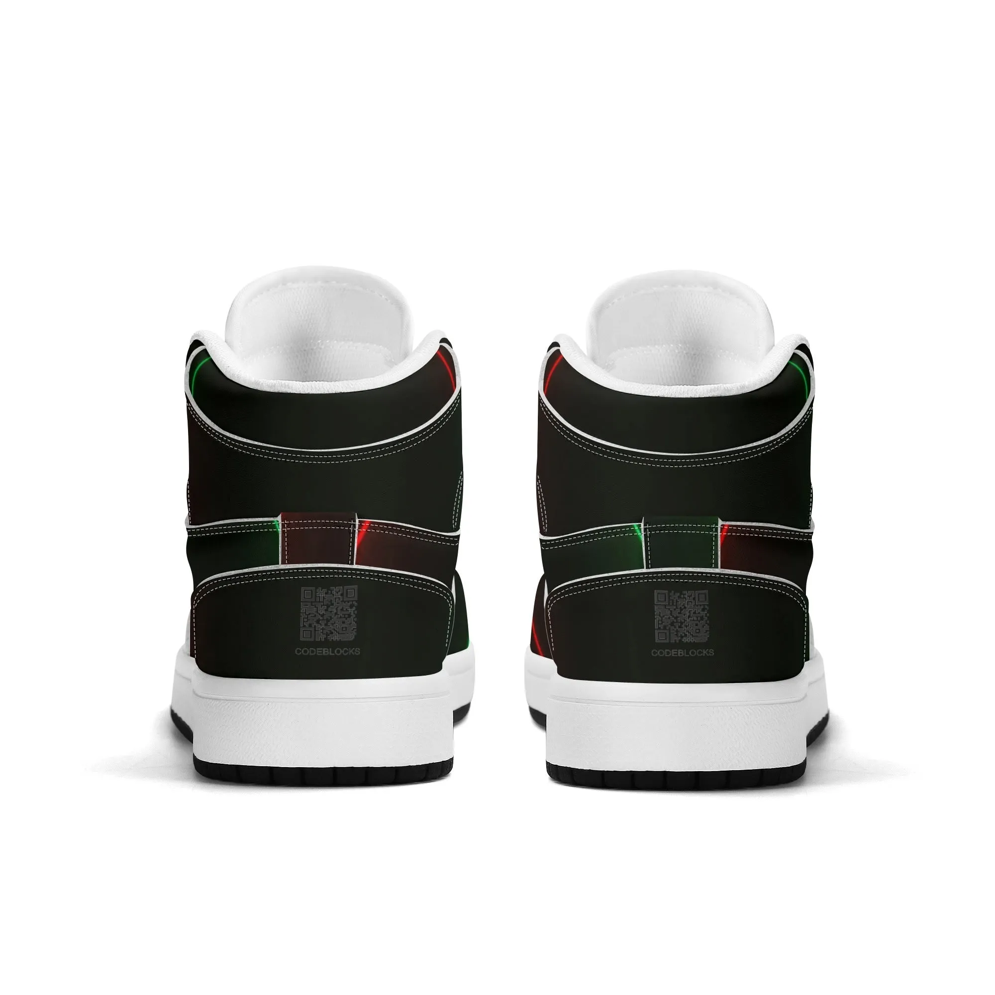 Children Premium High Top Leather Sneakers