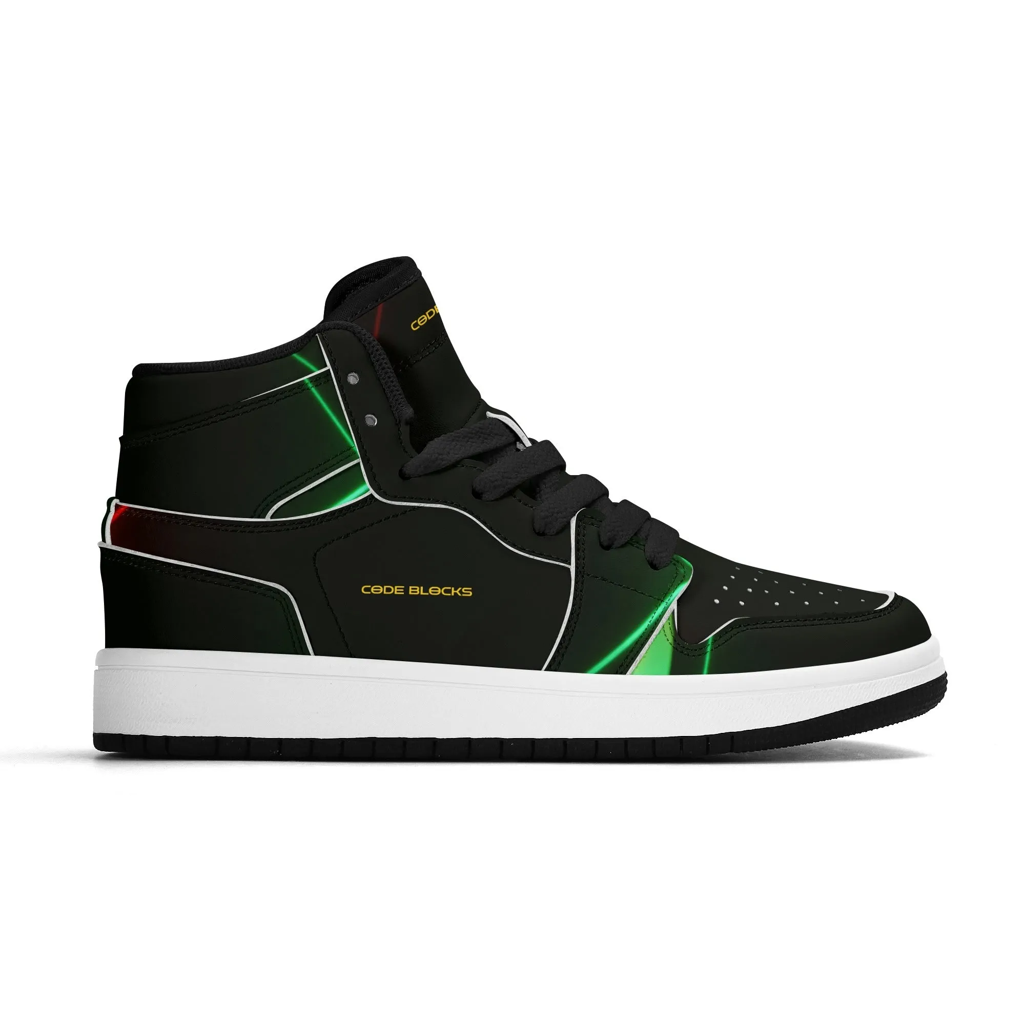 Children Premium High Top Leather Sneakers