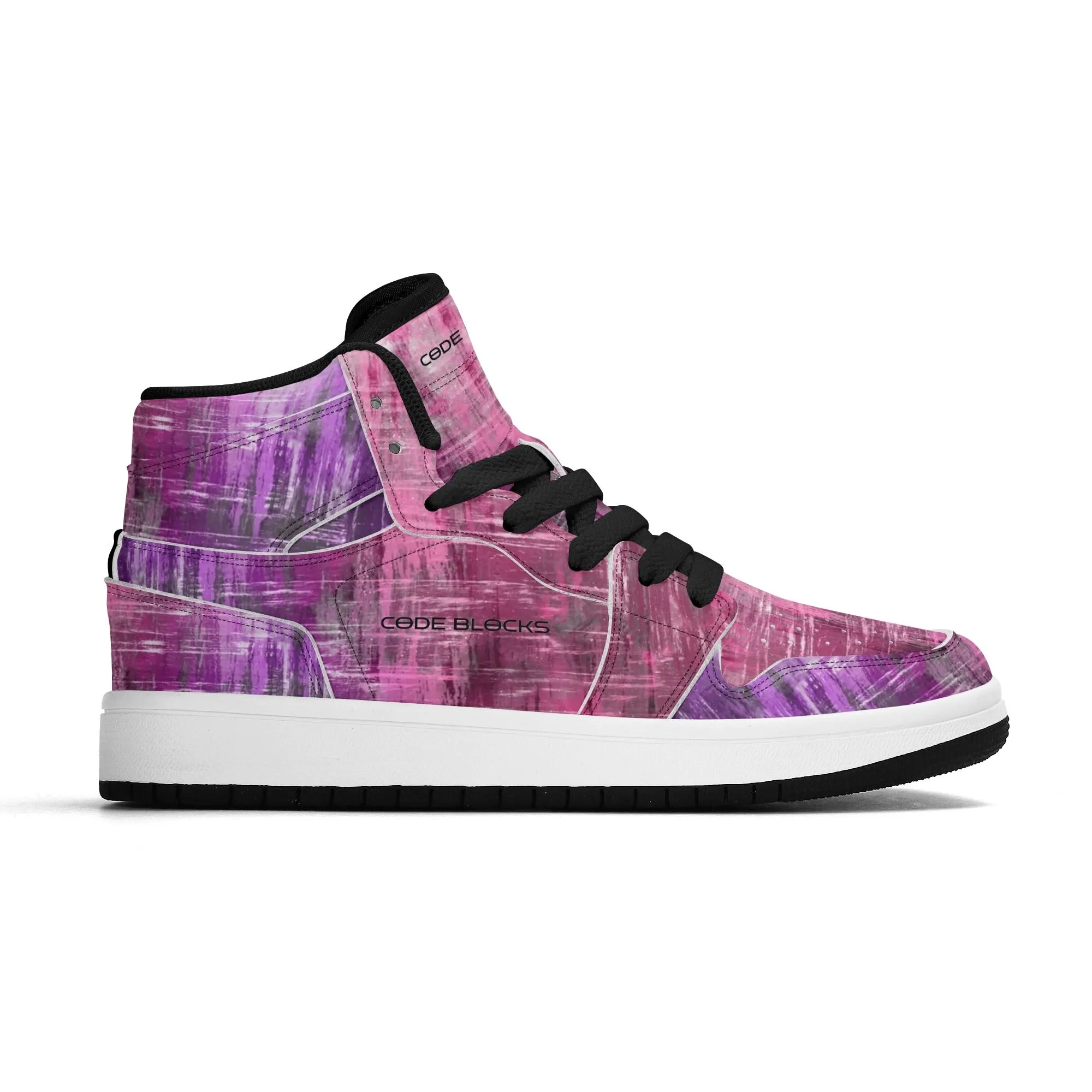 Children Premium High Top Leather Sneakers