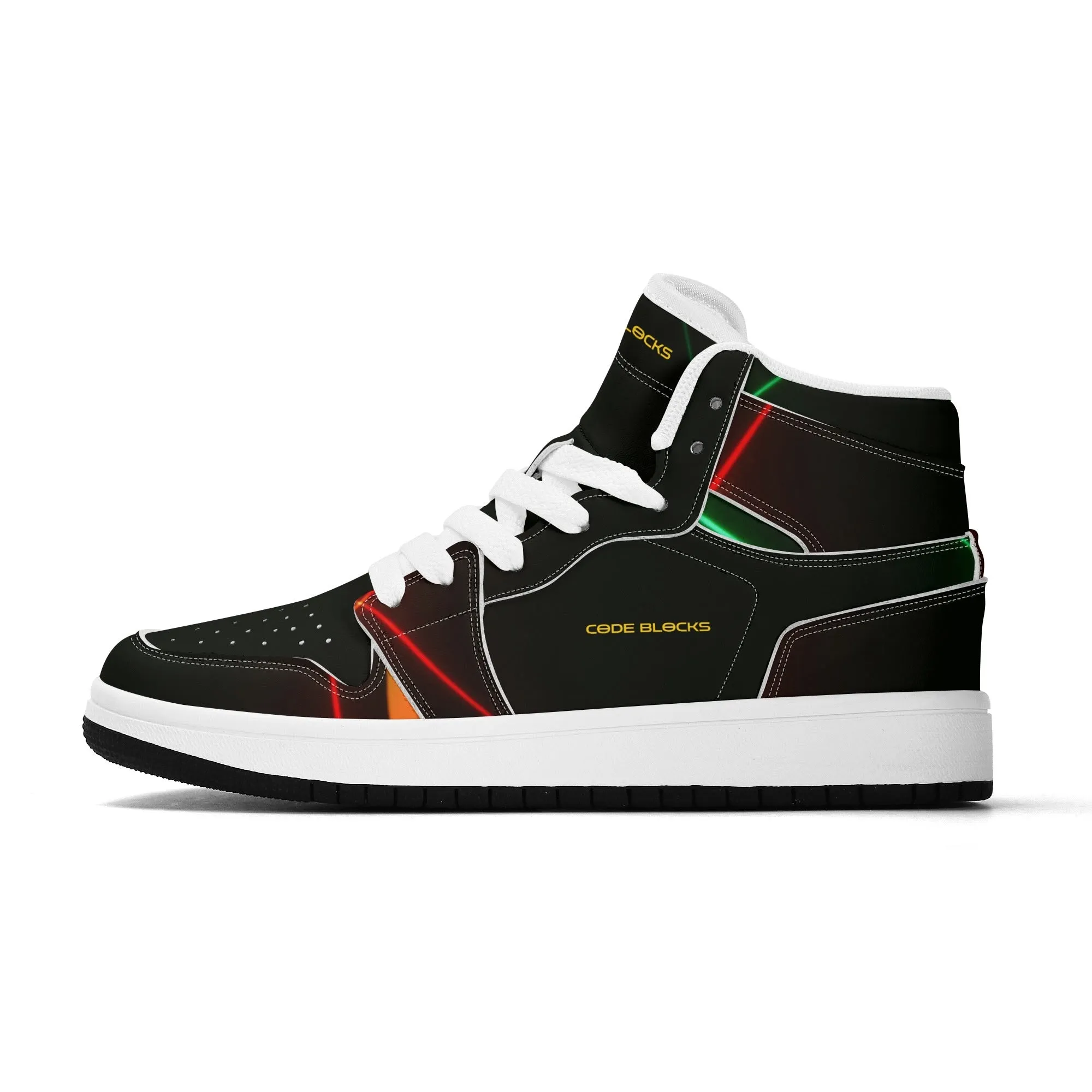 Children Premium High Top Leather Sneakers