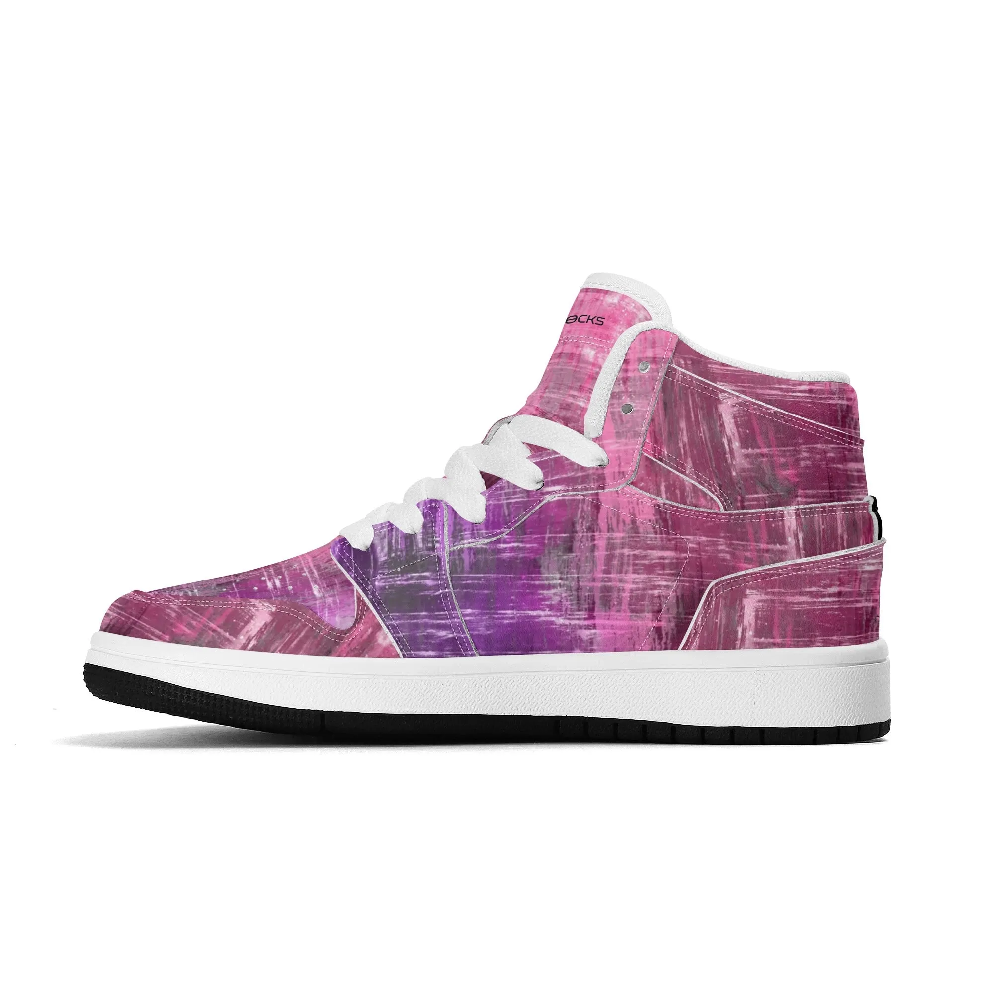 Children Premium High Top Leather Sneakers