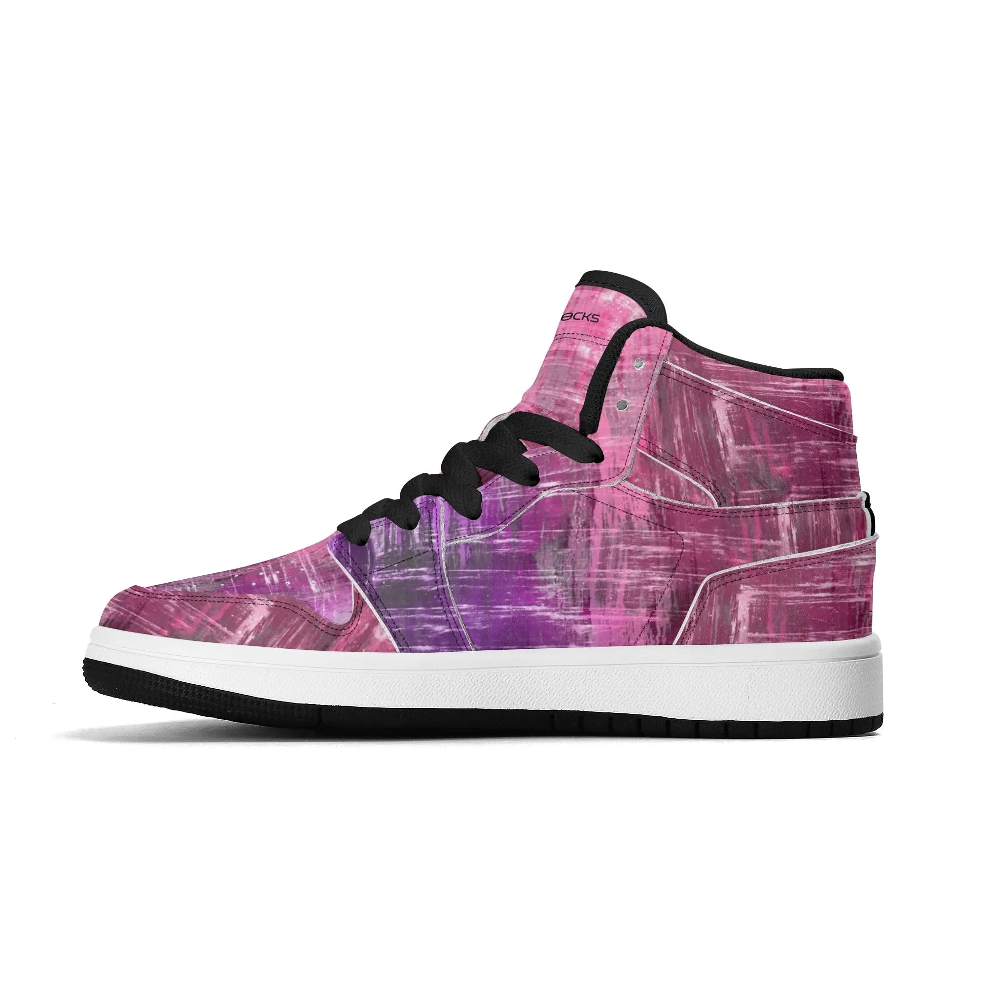 Children Premium High Top Leather Sneakers