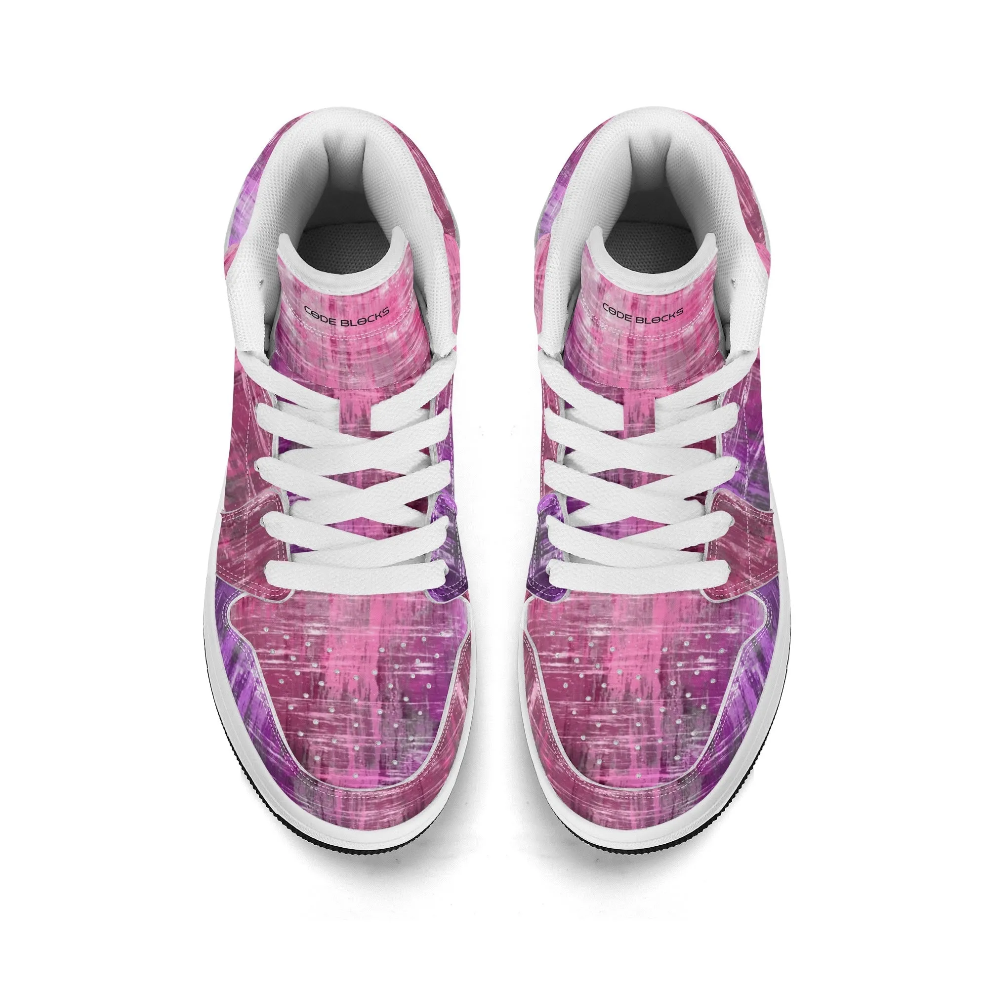 Children Premium High Top Leather Sneakers