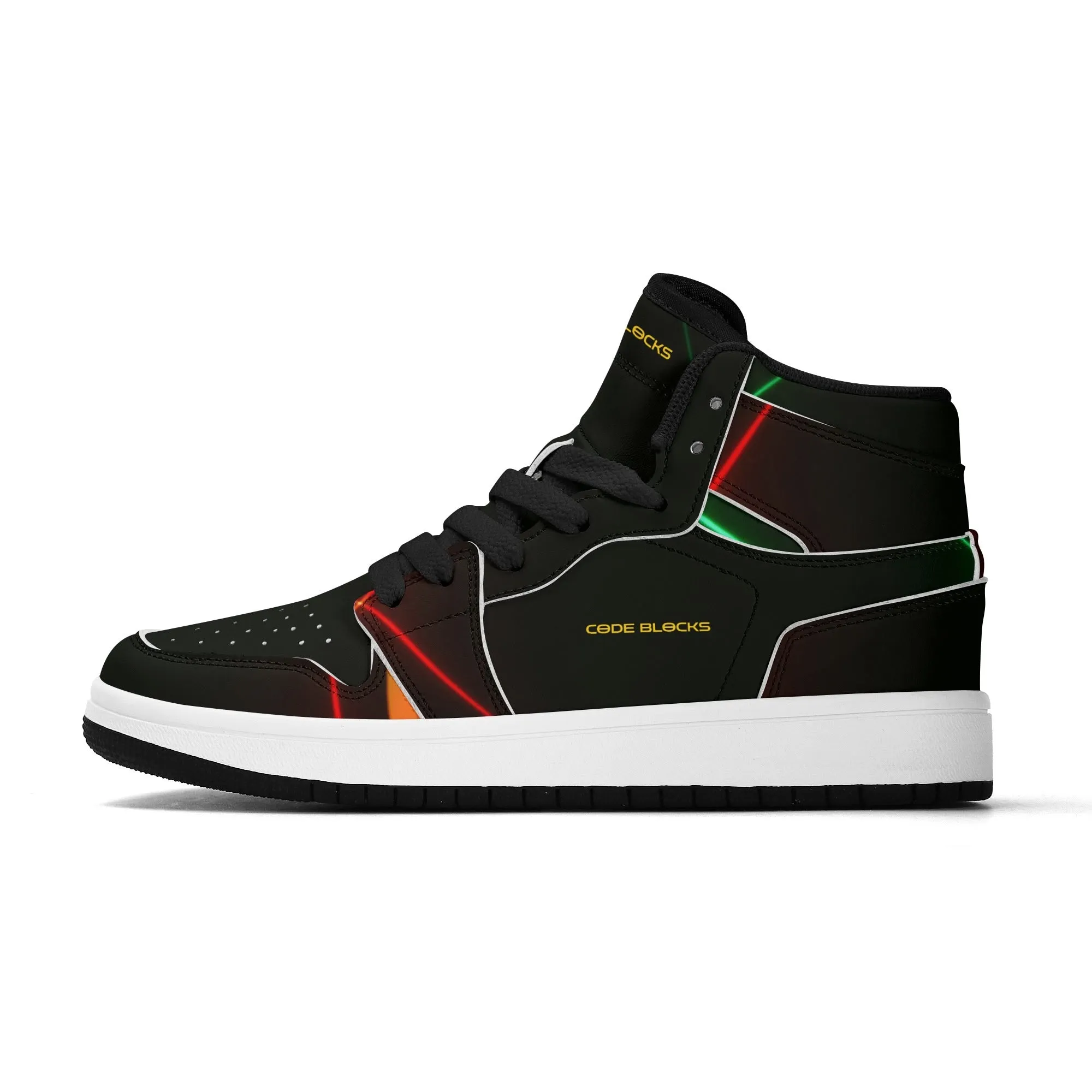 Children Premium High Top Leather Sneakers